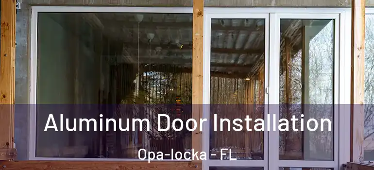  Aluminum Door Installation Opa-locka - FL