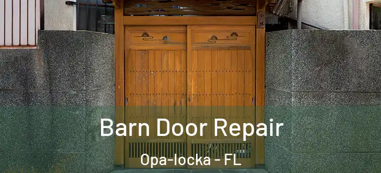  Barn Door Repair Opa-locka - FL