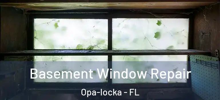  Basement Window Repair Opa-locka - FL