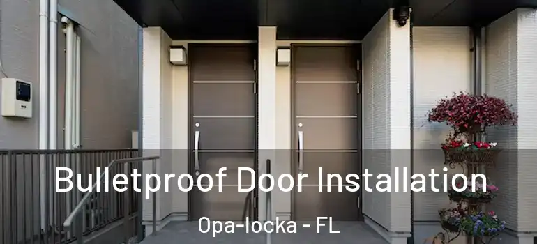  Bulletproof Door Installation Opa-locka - FL