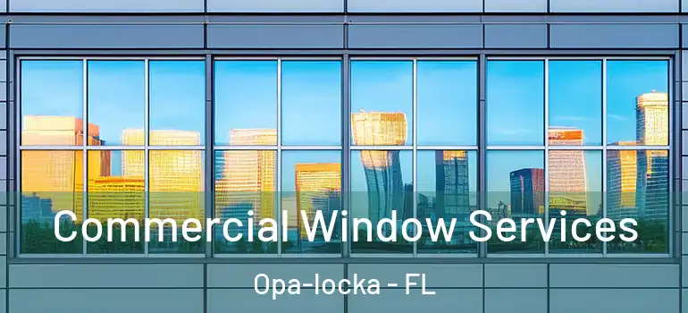  Commercial Window Services Opa-locka - FL