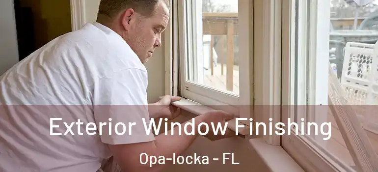  Exterior Window Finishing Opa-locka - FL