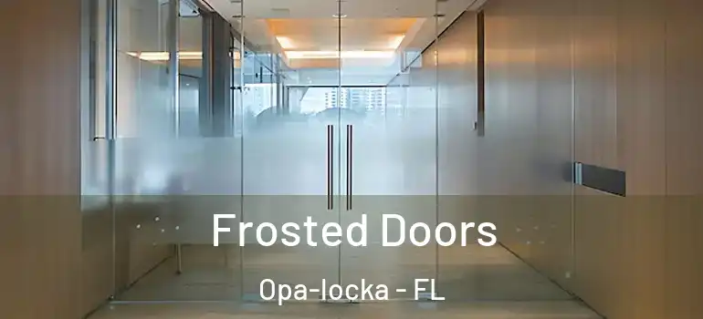  Frosted Doors Opa-locka - FL