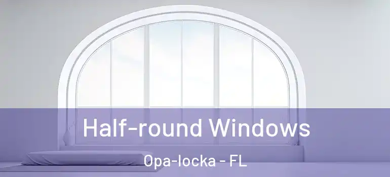  Half-round Windows Opa-locka - FL