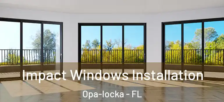  Impact Windows Installation Opa-locka - FL