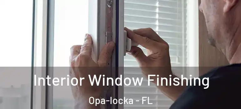  Interior Window Finishing Opa-locka - FL
