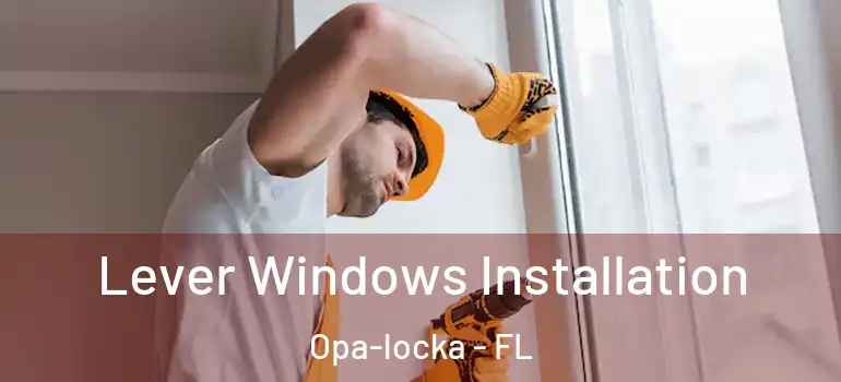  Lever Windows Installation Opa-locka - FL