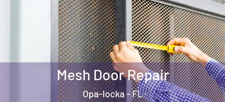  Mesh Door Repair Opa-locka - FL