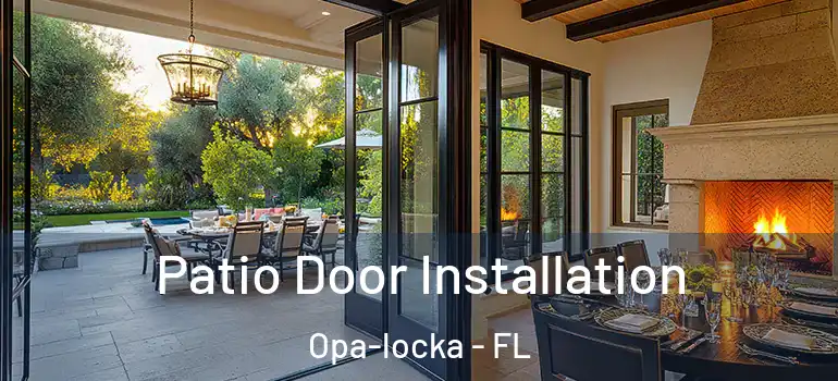 Patio Door Installation Opa-locka - FL