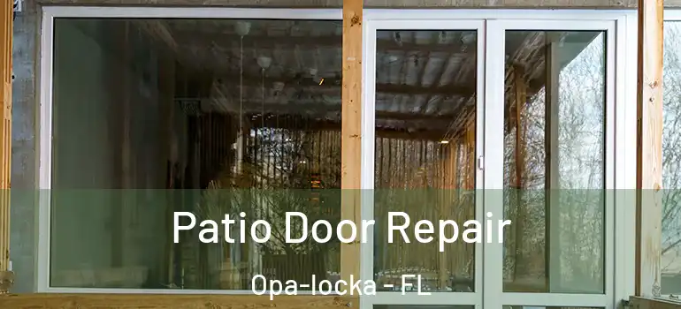  Patio Door Repair Opa-locka - FL