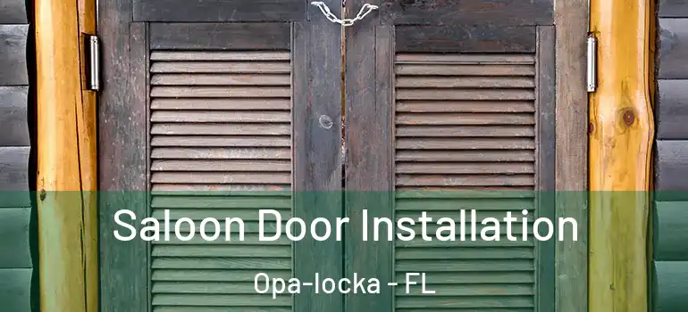  Saloon Door Installation Opa-locka - FL