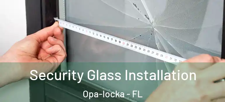  Security Glass Installation Opa-locka - FL