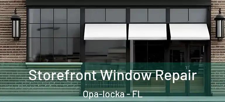  Storefront Window Repair Opa-locka - FL