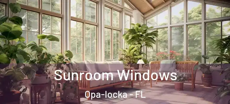  Sunroom Windows Opa-locka - FL