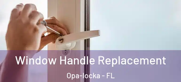  Window Handle Replacement Opa-locka - FL