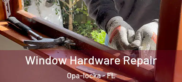  Window Hardware Repair Opa-locka - FL