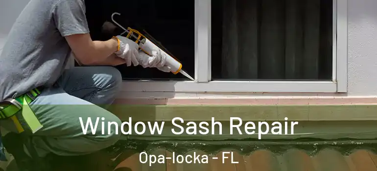 Window Sash Repair Opa-locka - FL